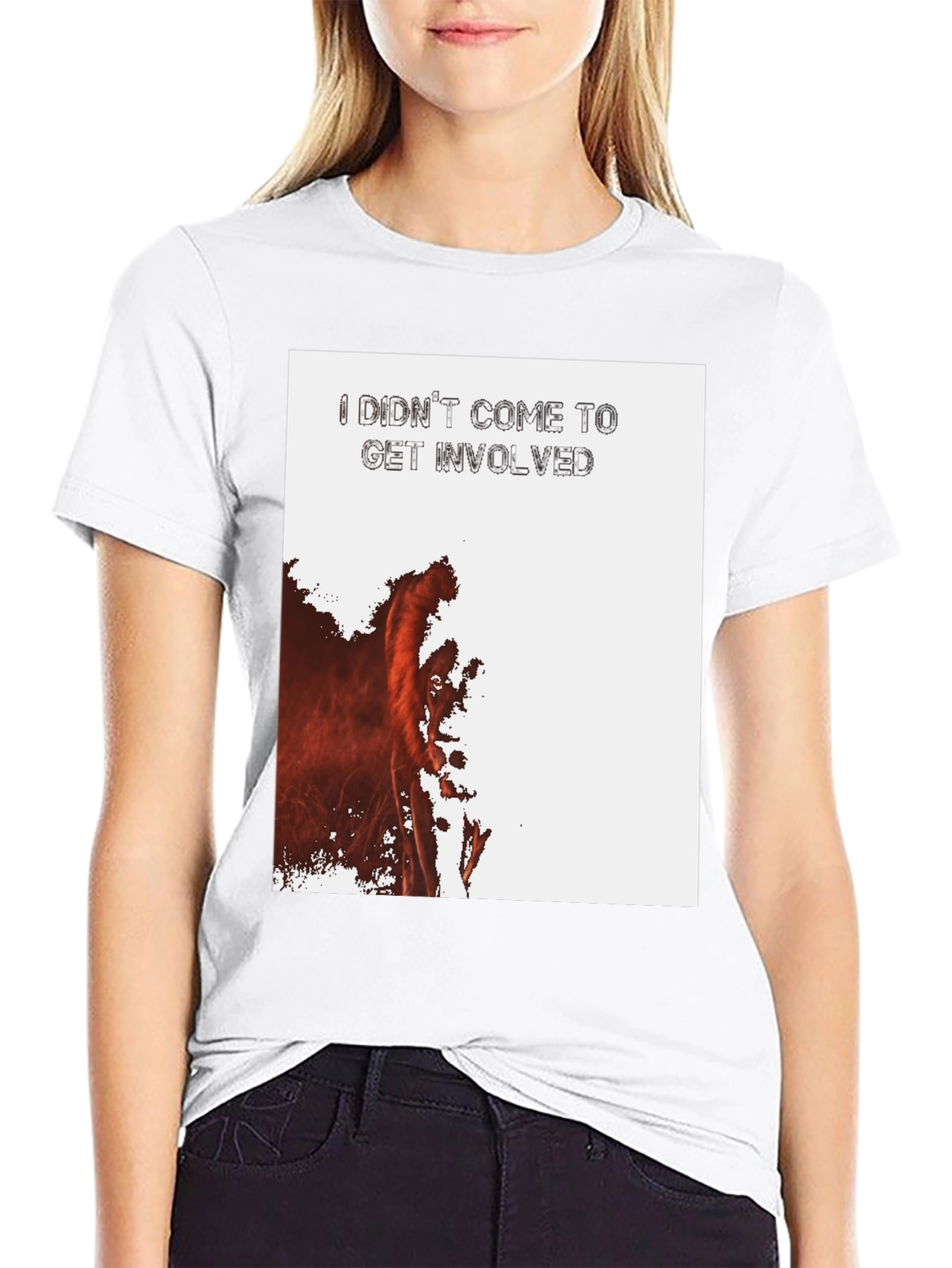 I Didnt Come To Get Involved Graphic Tee
