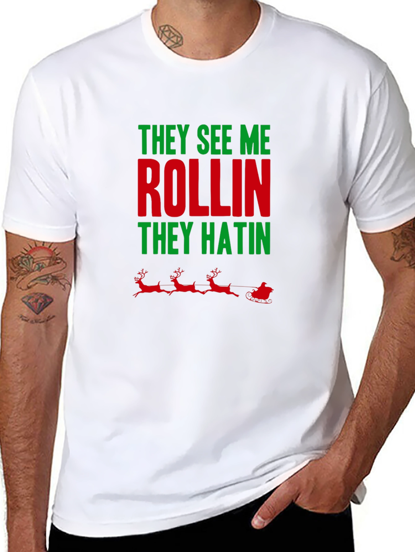 They See Me Rollin Holiday T-Shirt