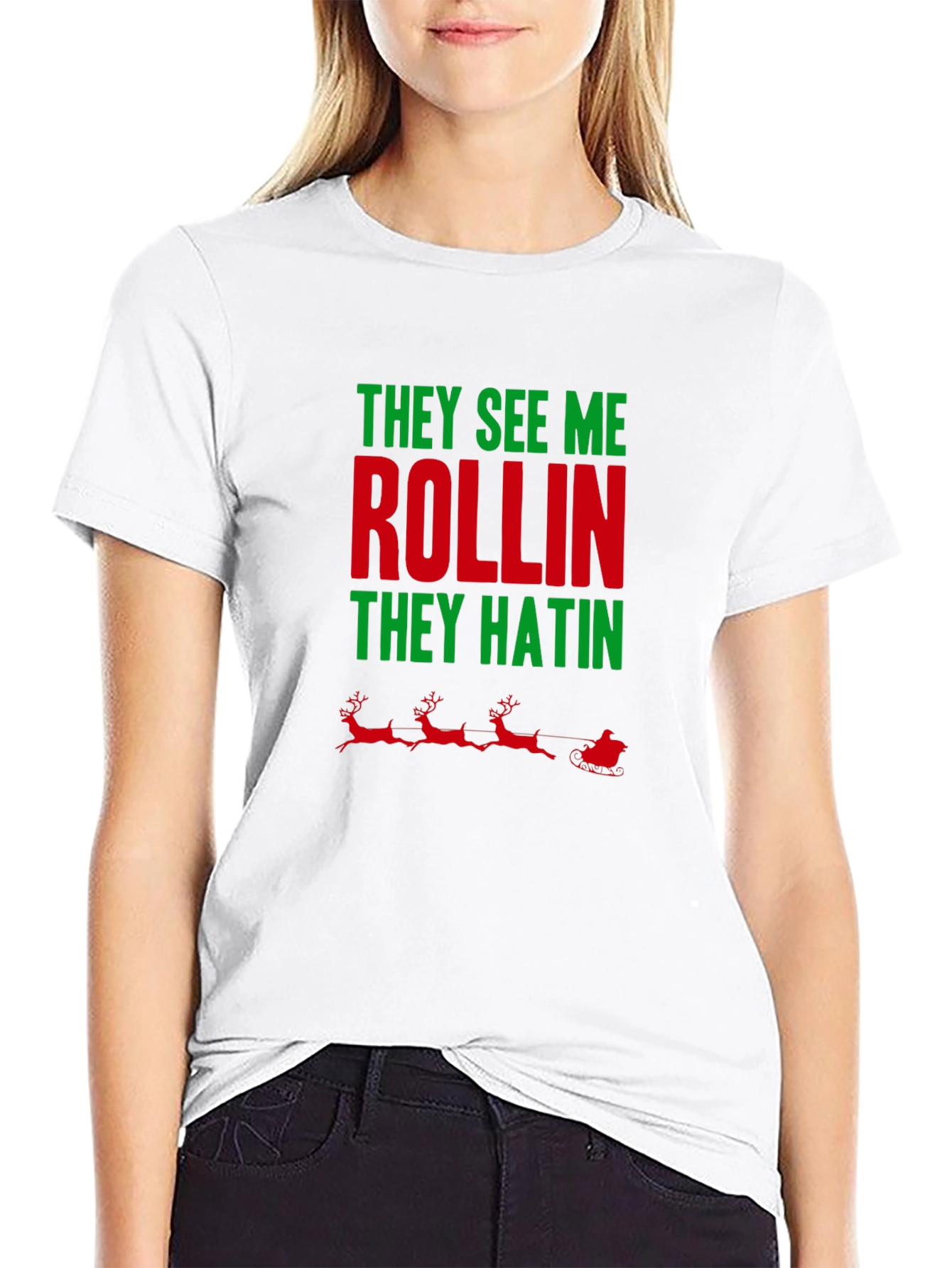 They See Me Rollin Holiday T-Shirt