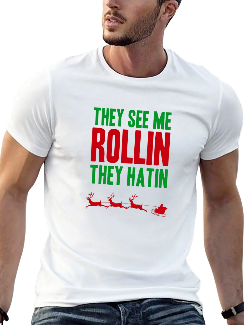 They See Me Rollin Holiday T-Shirt