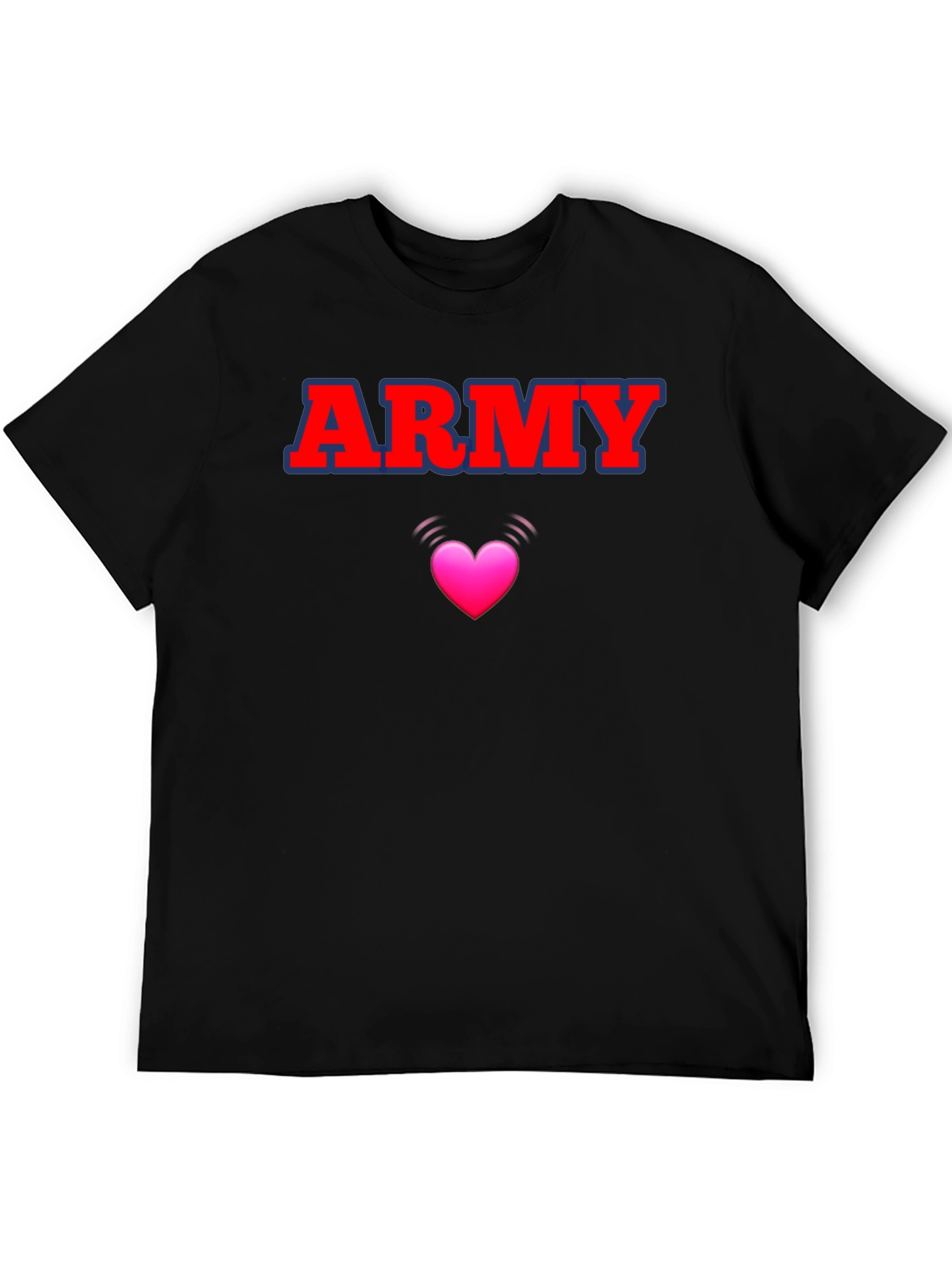 ARMY Love Heart T-Shirt - Stylish & Comfortable