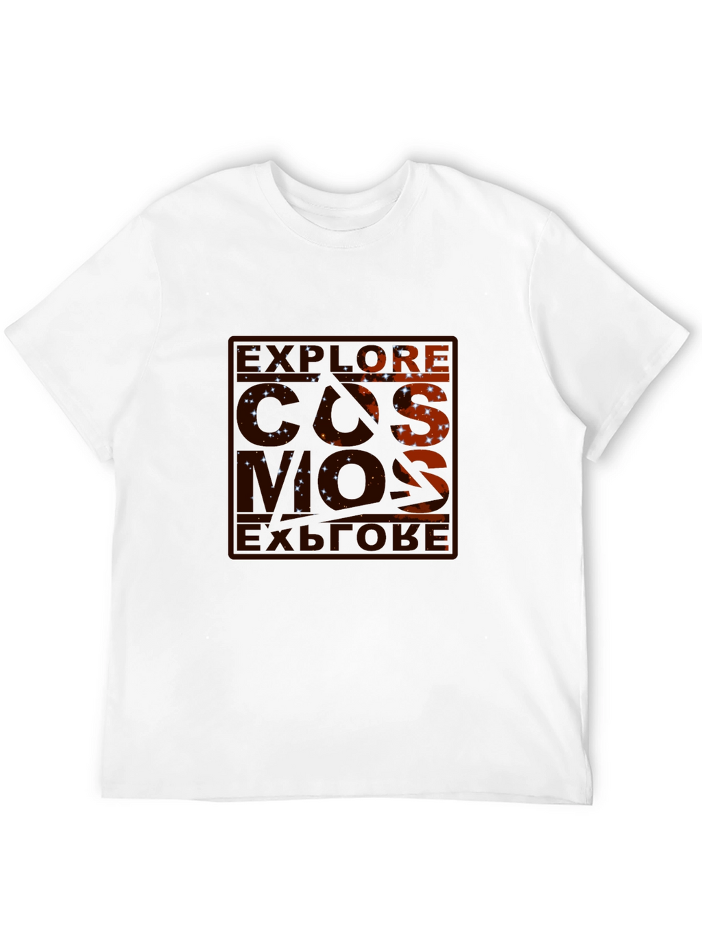 Explore Cosmos Black Graphic Tee