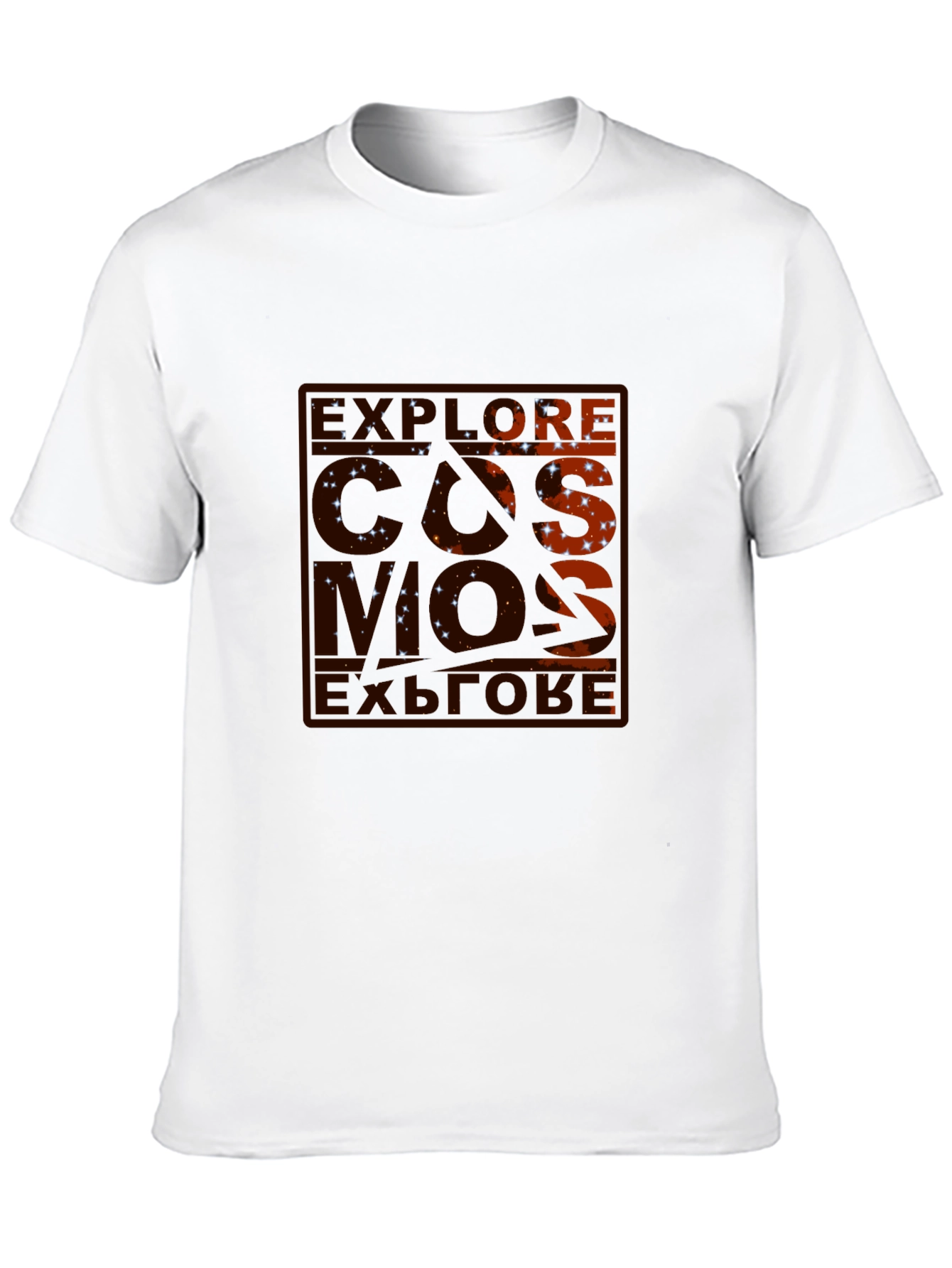 Explore Cosmos Black Graphic Tee