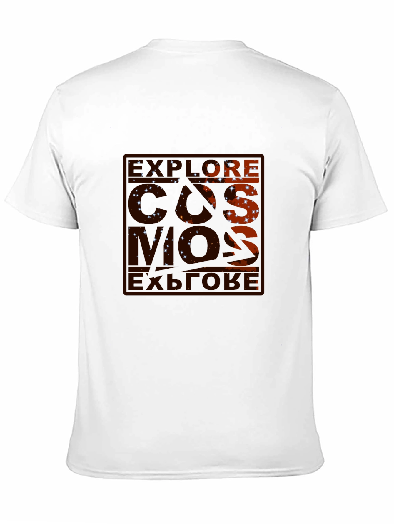 Explore Cosmos Black Graphic Tee