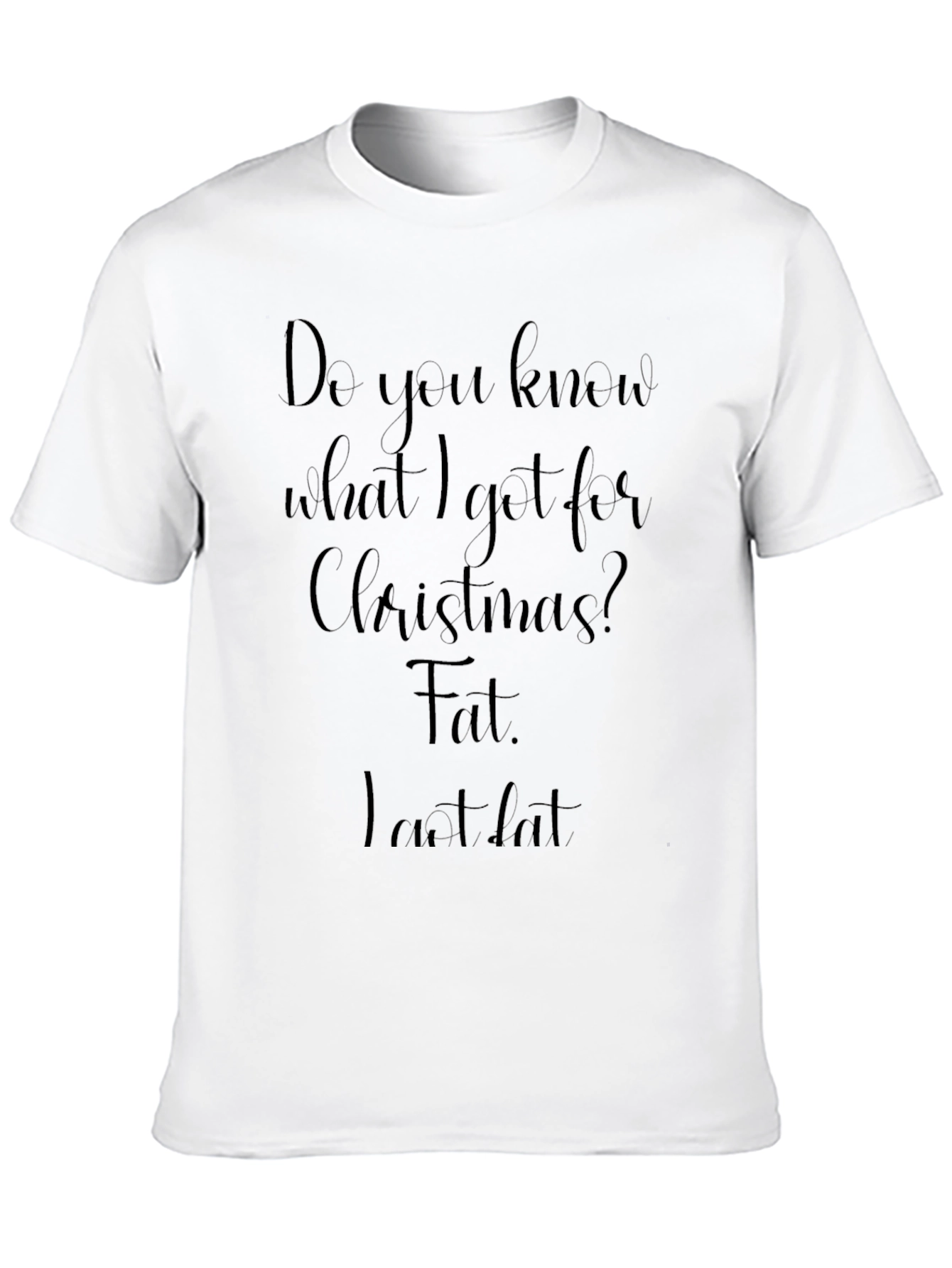 Funny Christmas Fat T-Shirt
