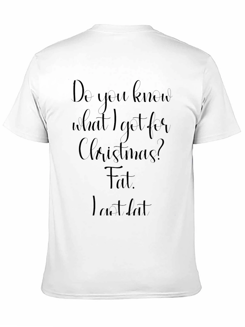 Funny Christmas Fat T-Shirt