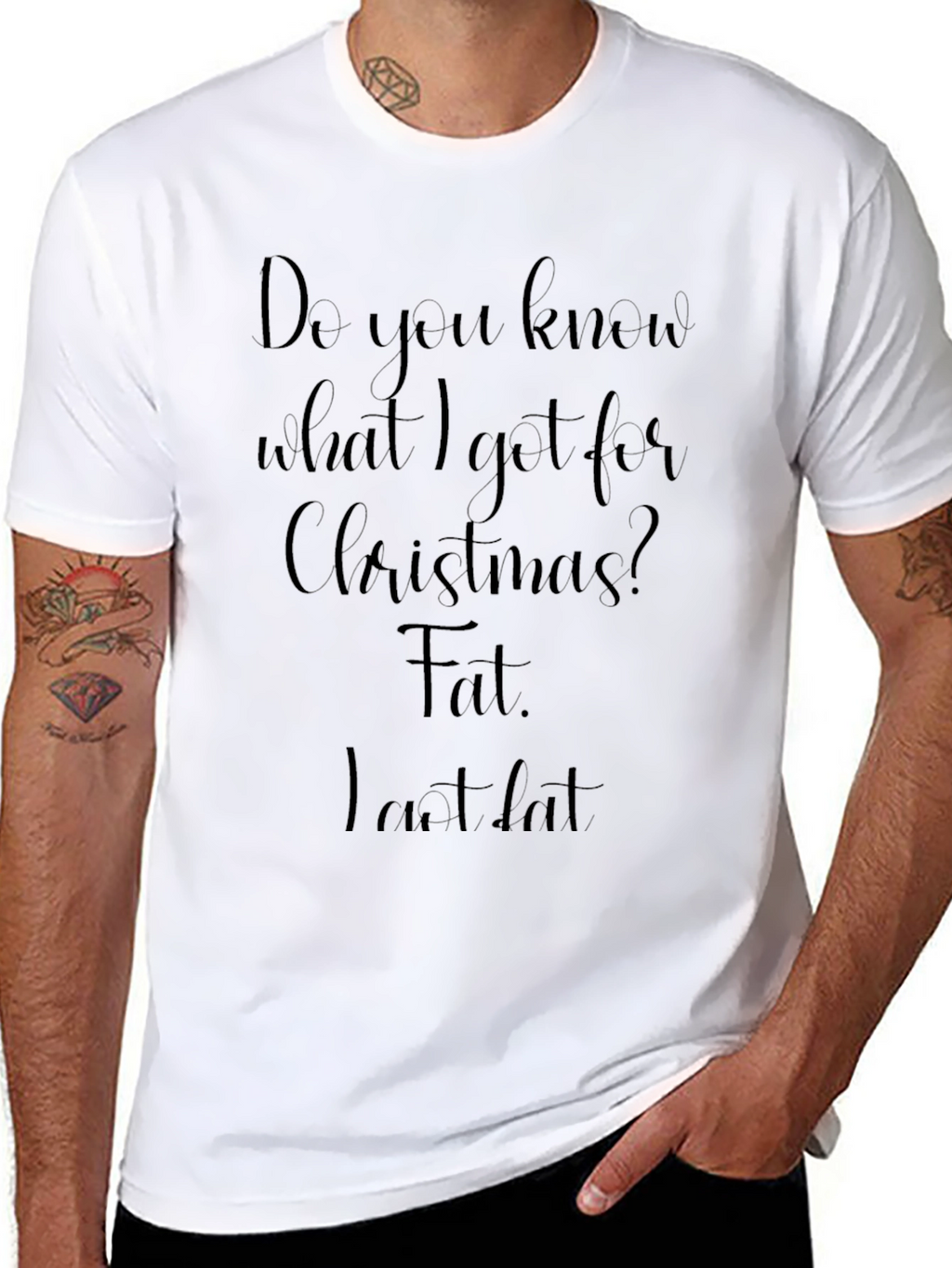 Funny Christmas Fat T-Shirt