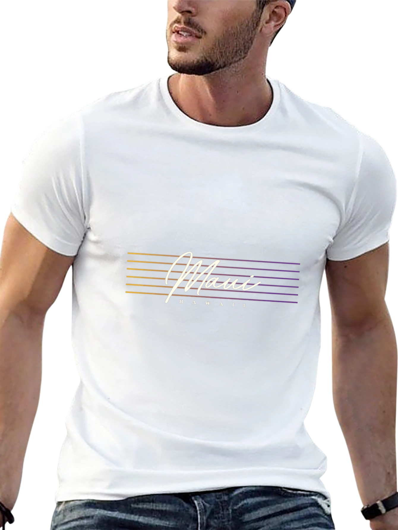 Maui Hawaii T-Shirt - Retro Graphic Tee