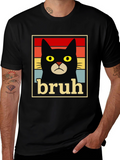 Bruh Cat T-Shirt - Funny Graphic Tee