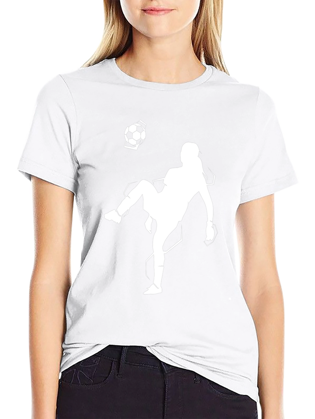 Soccer Player Graphic Tee - Stylish & Sporty!