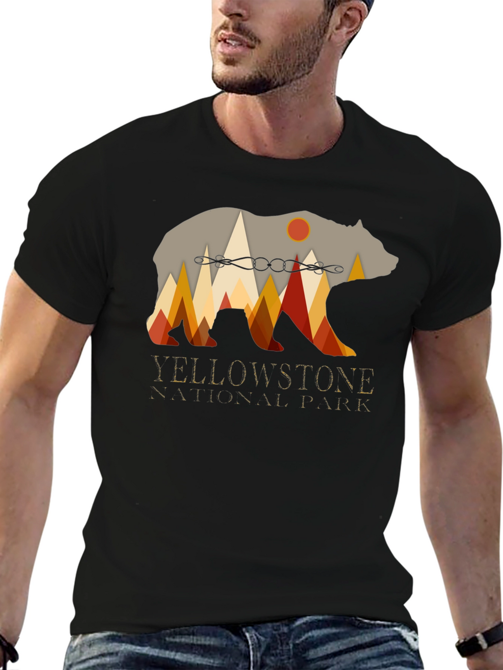 Yellowstone National Park Bear Graphic Tee
