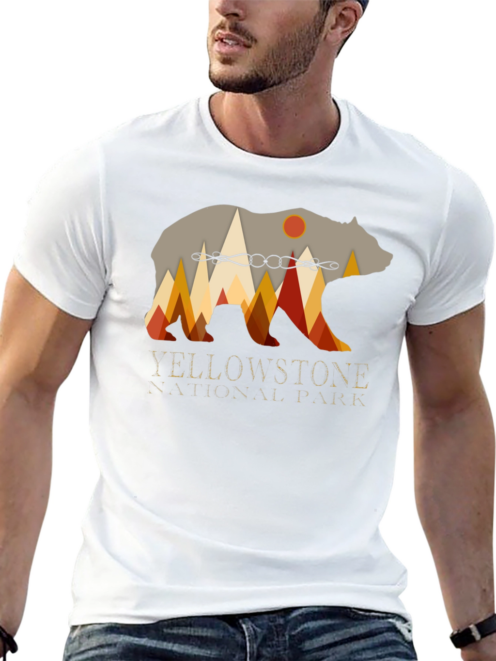 Yellowstone National Park Bear Graphic Tee