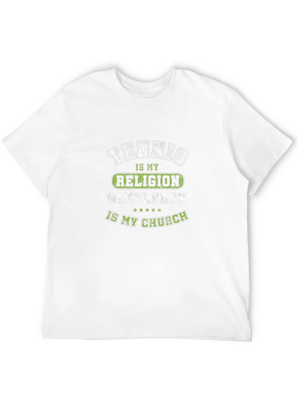 Tennis Is My Religion Black T-Shirt