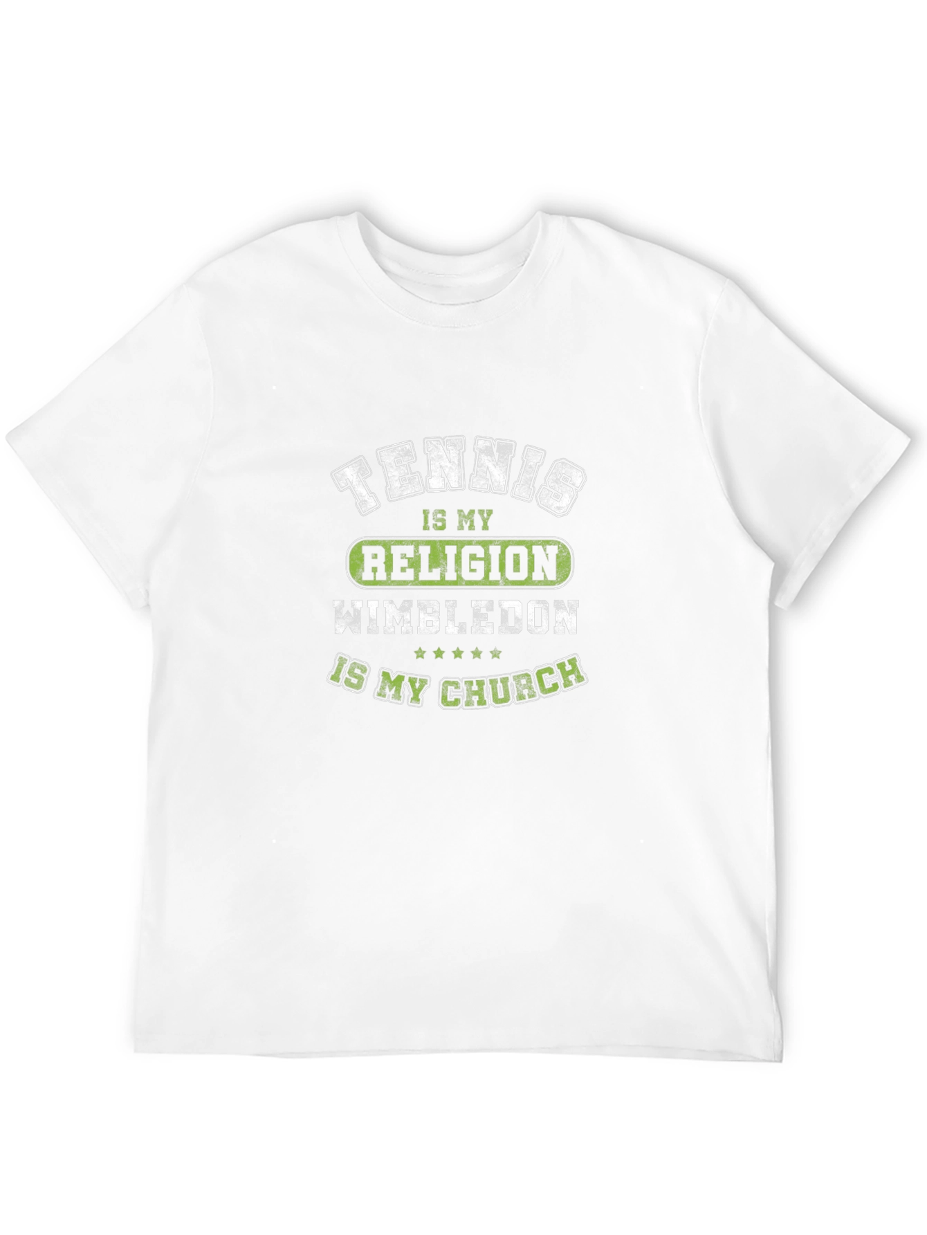 Tennis Is My Religion Black T-Shirt