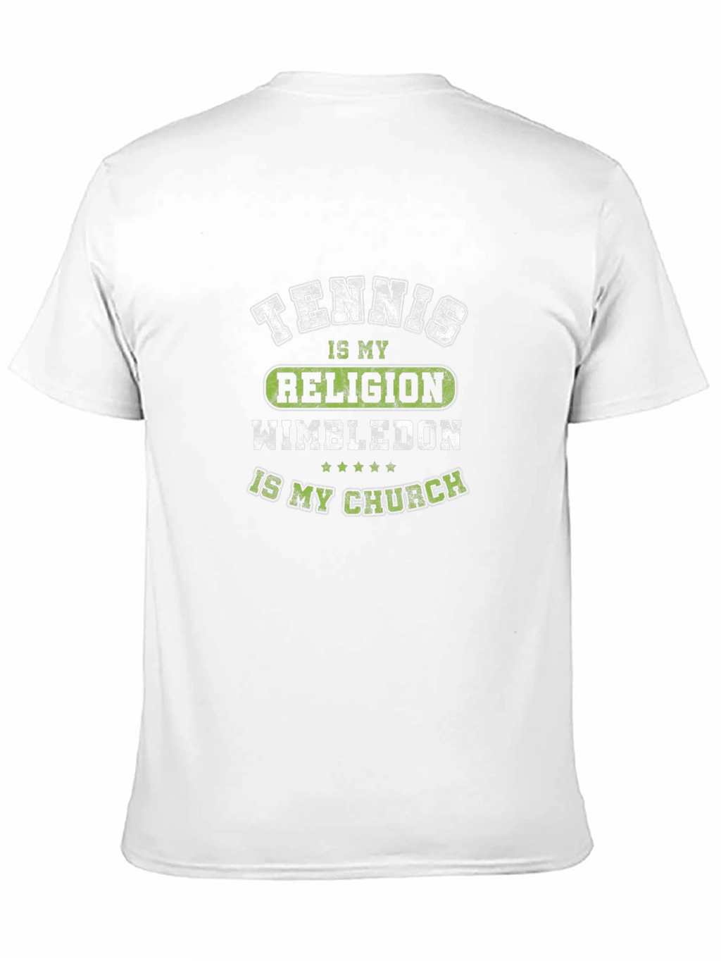 Tennis Is My Religion Black T-Shirt