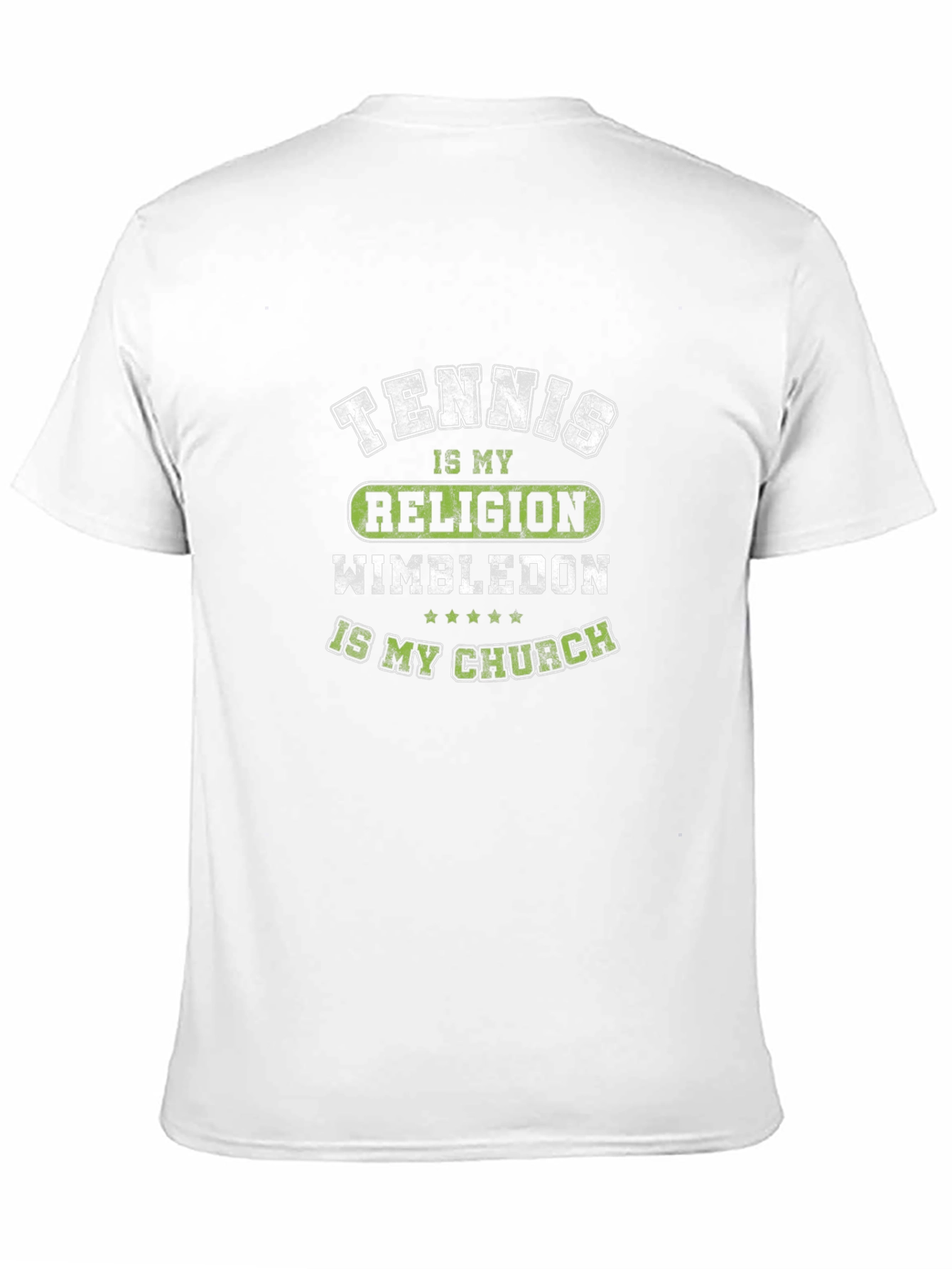 Tennis Is My Religion Black T-Shirt