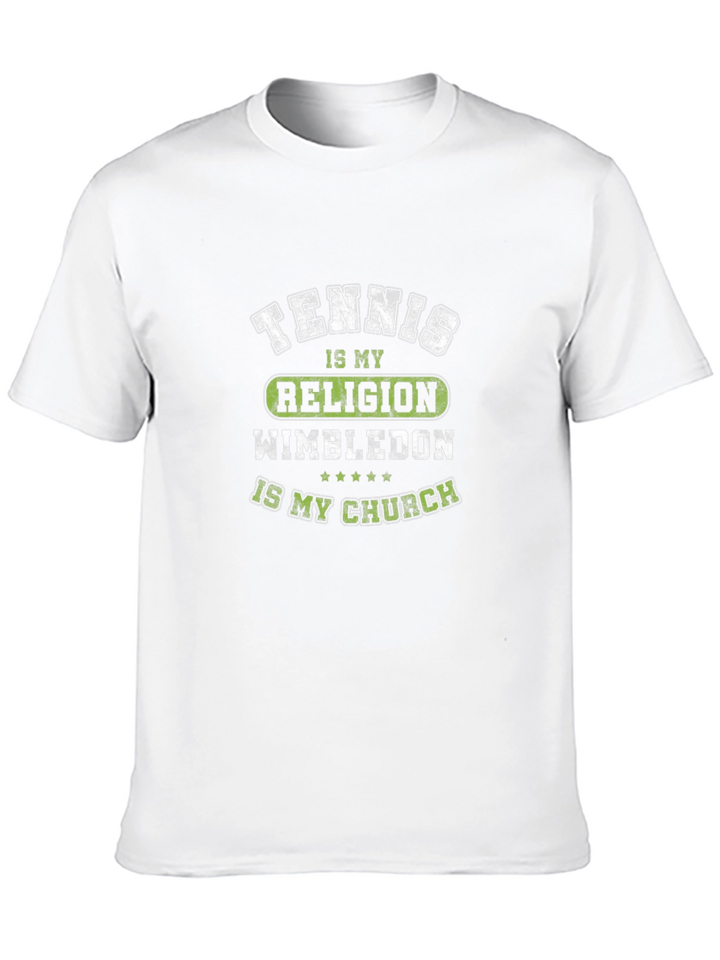 Tennis Is My Religion Black T-Shirt