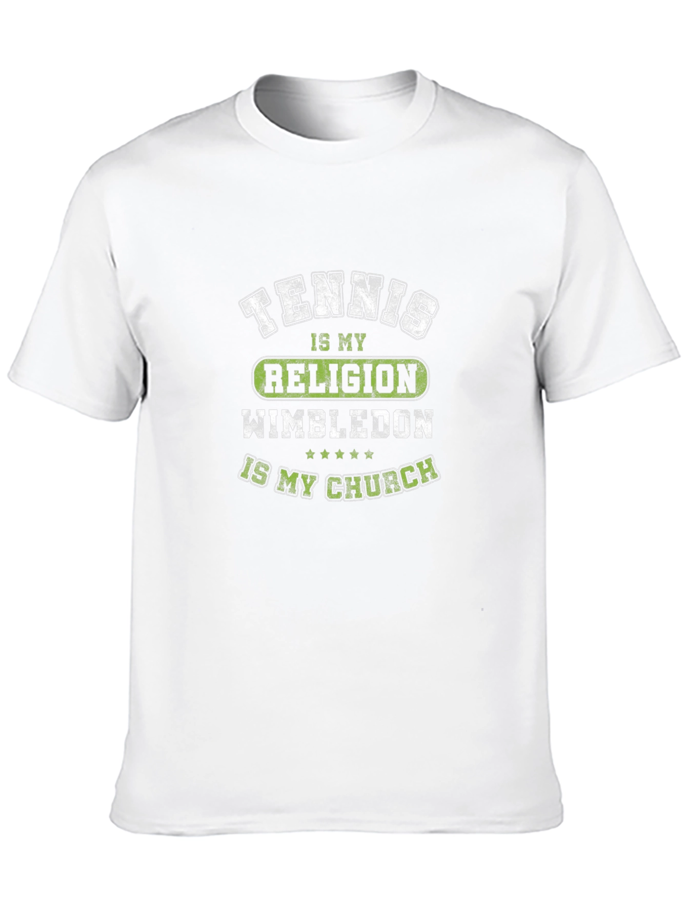 Tennis Is My Religion Black T-Shirt