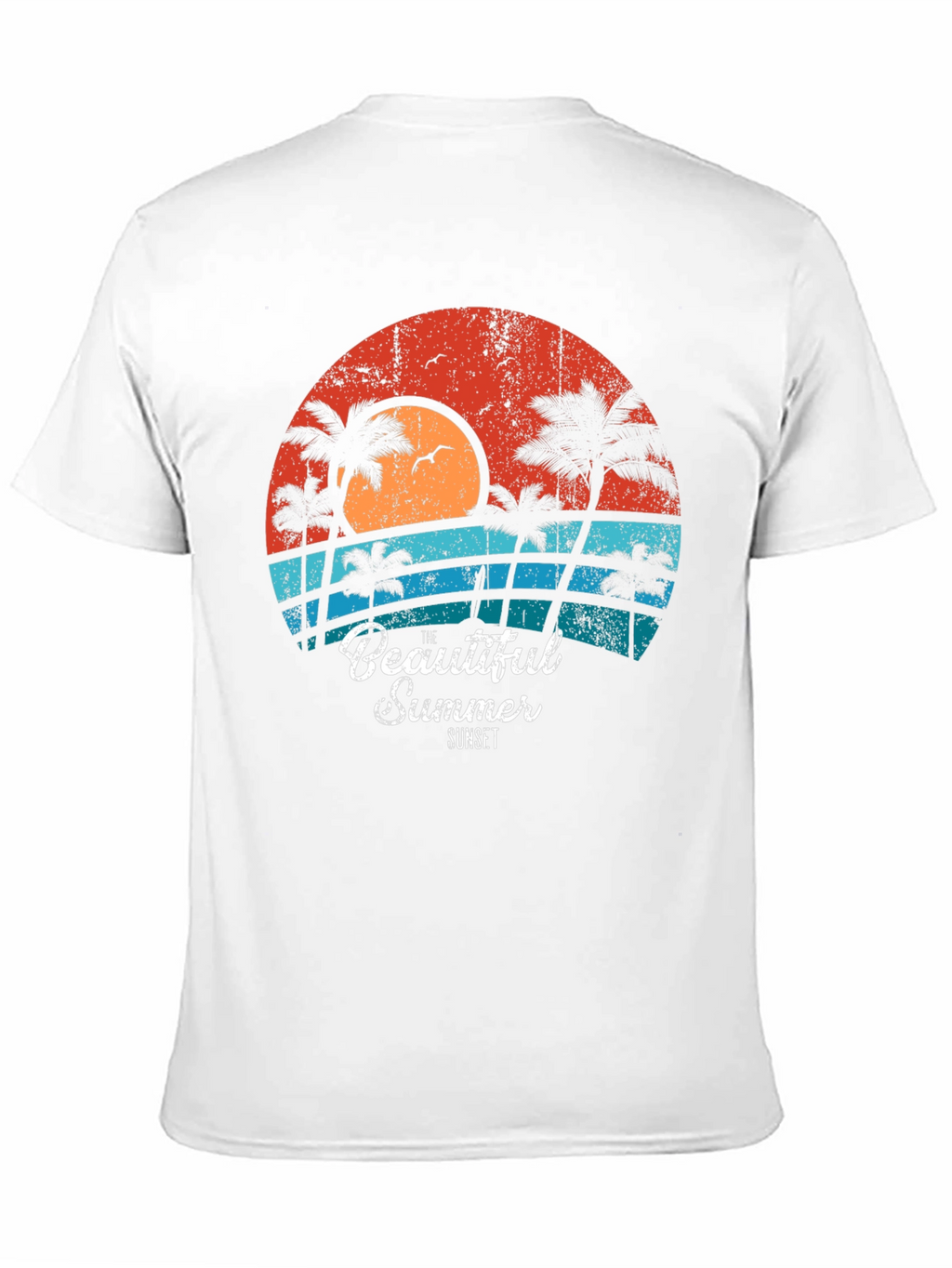 Retro Sunset Graphic Tee - Summer Vibes T-Shirt