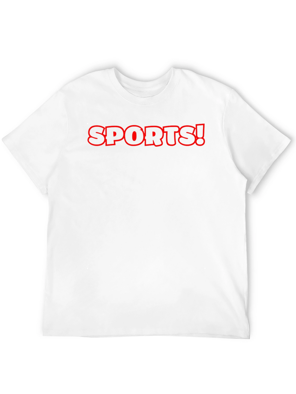 Sports! Graphic Tee - Black Cotton T-Shirt