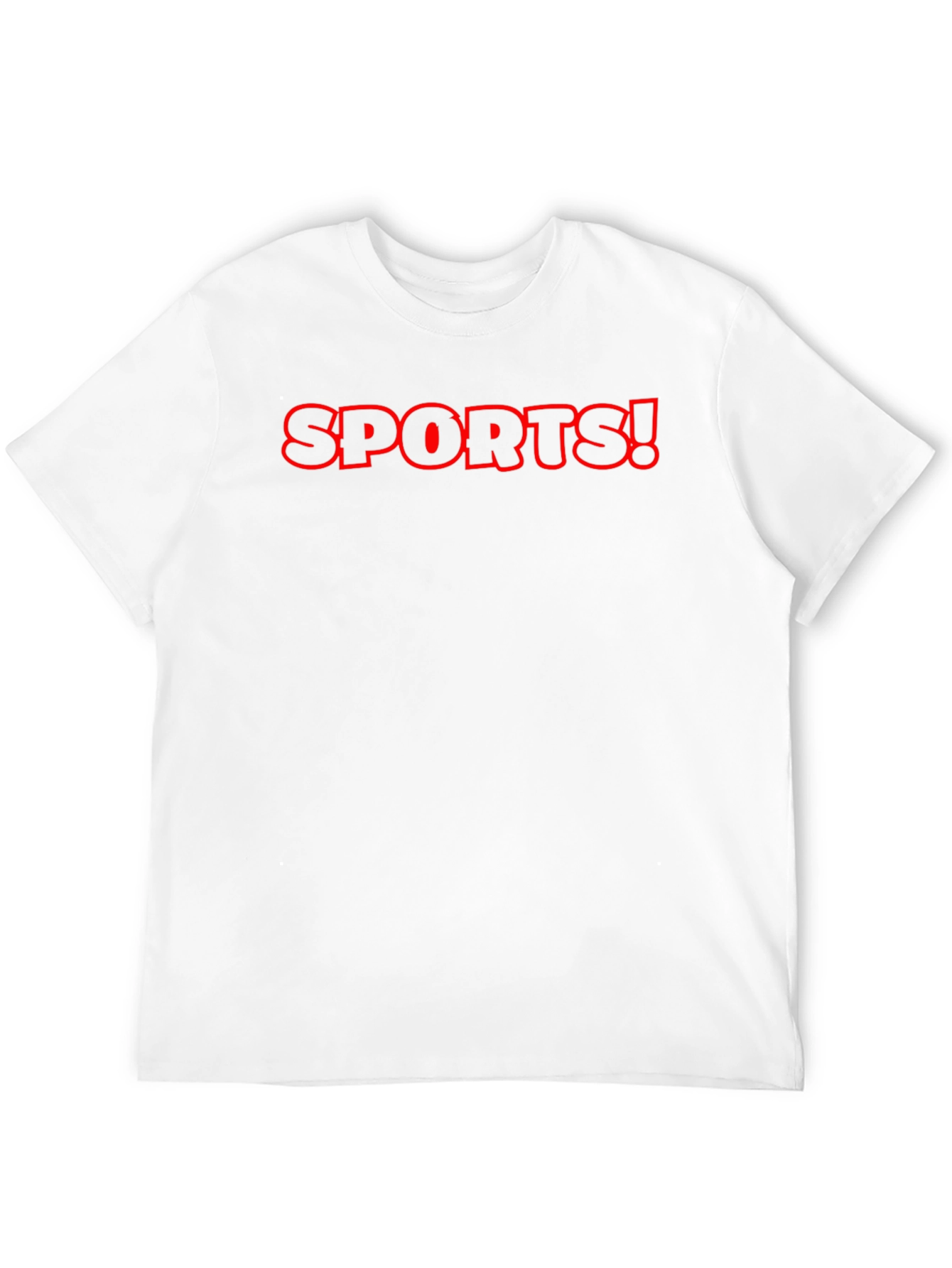 Sports! Graphic Tee - Black Cotton T-Shirt
