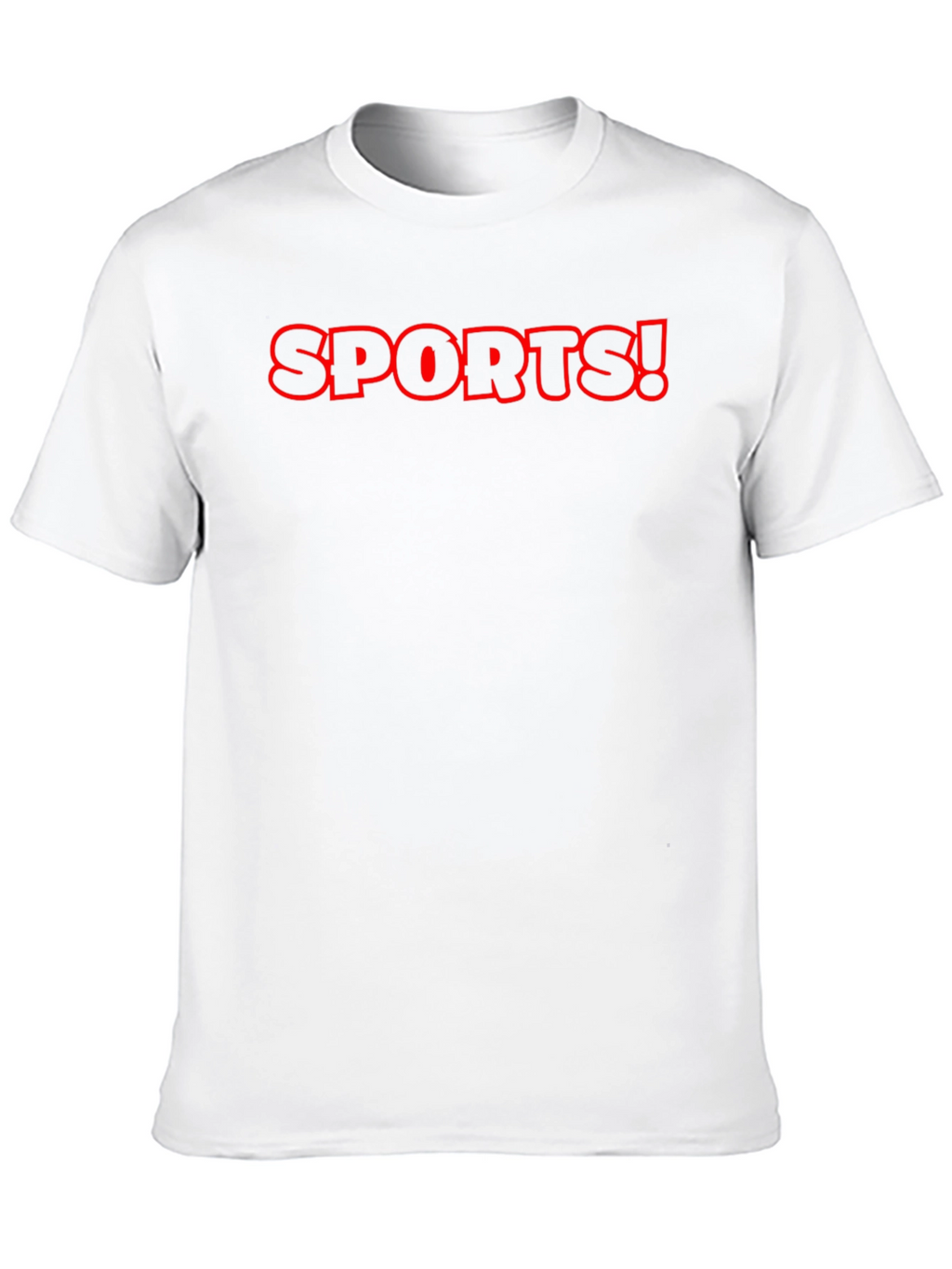 Sports! Graphic Tee - Black Cotton T-Shirt
