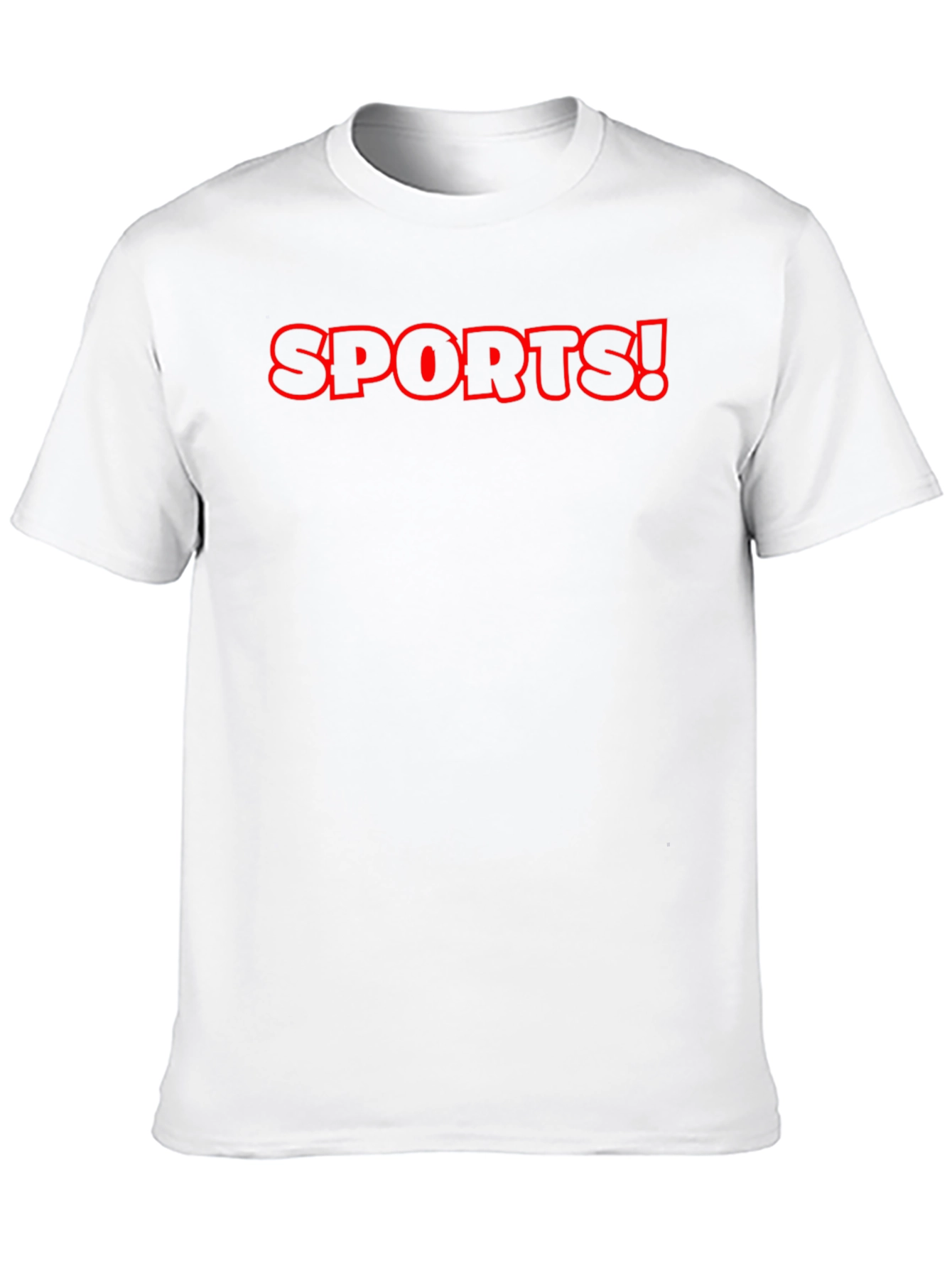 Sports! Graphic Tee - Black Cotton T-Shirt