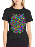 Geometric Lion Graphic Tee