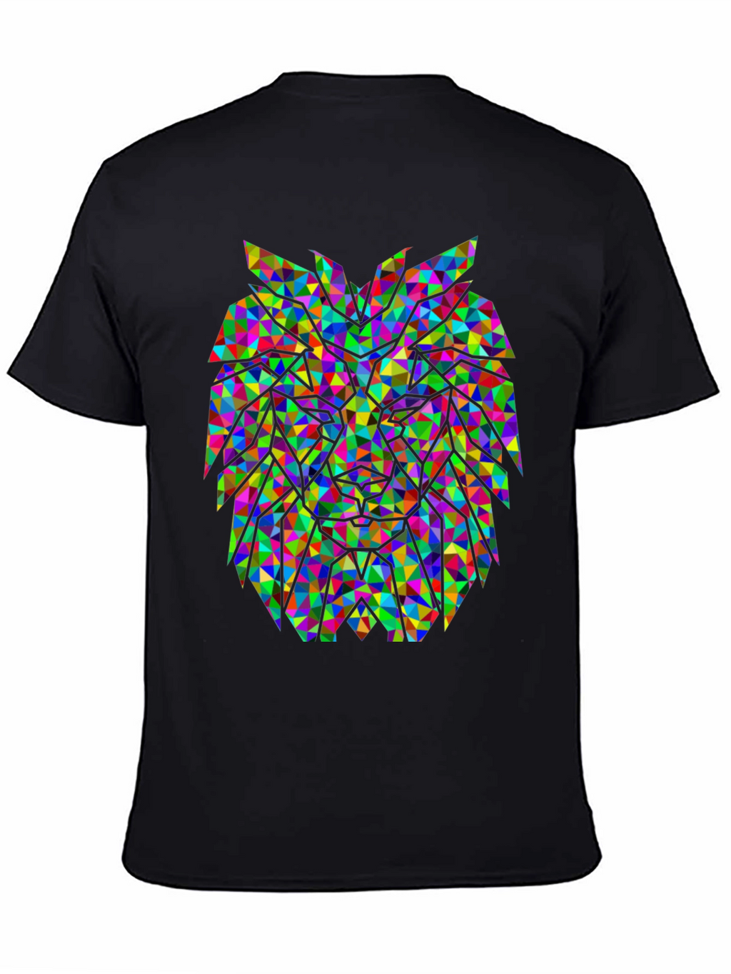 Geometric Lion Graphic Tee