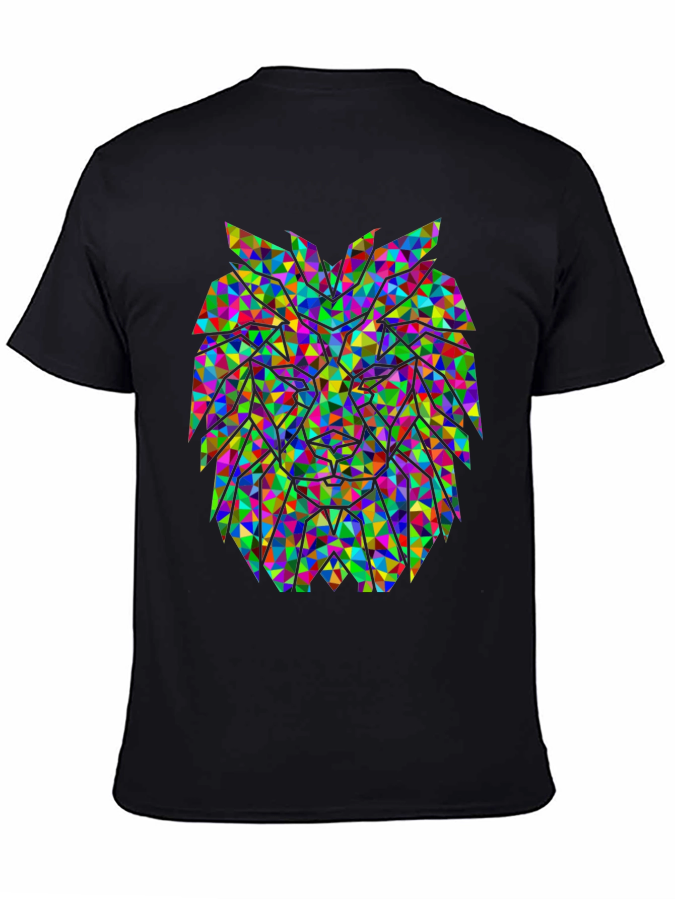 Geometric Lion Graphic Tee