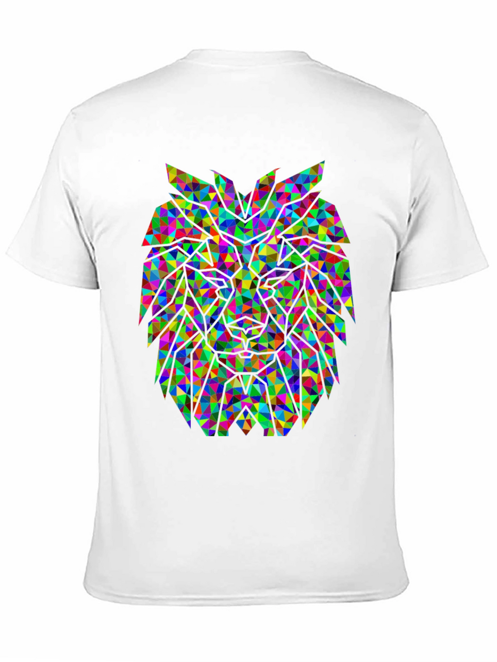 Geometric Lion Graphic Tee