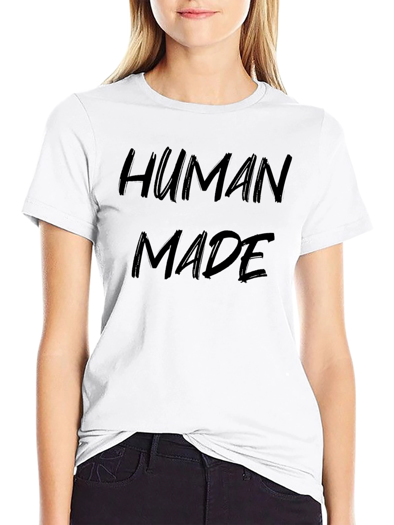 Human Made Black Graphic Tee