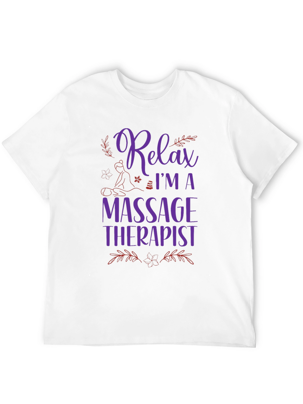 Relax Massage Therapist Graphic T-Shirt