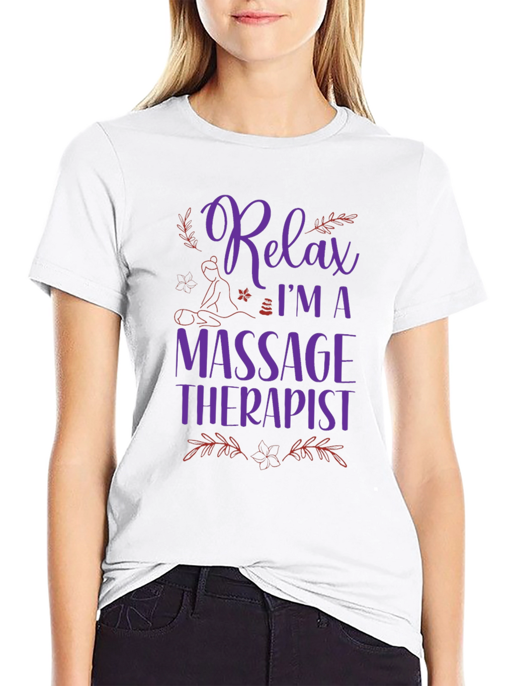 Relax Massage Therapist Graphic T-Shirt