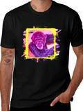 Ape Graphic T-Shirt: Vibrant Monkey Tee