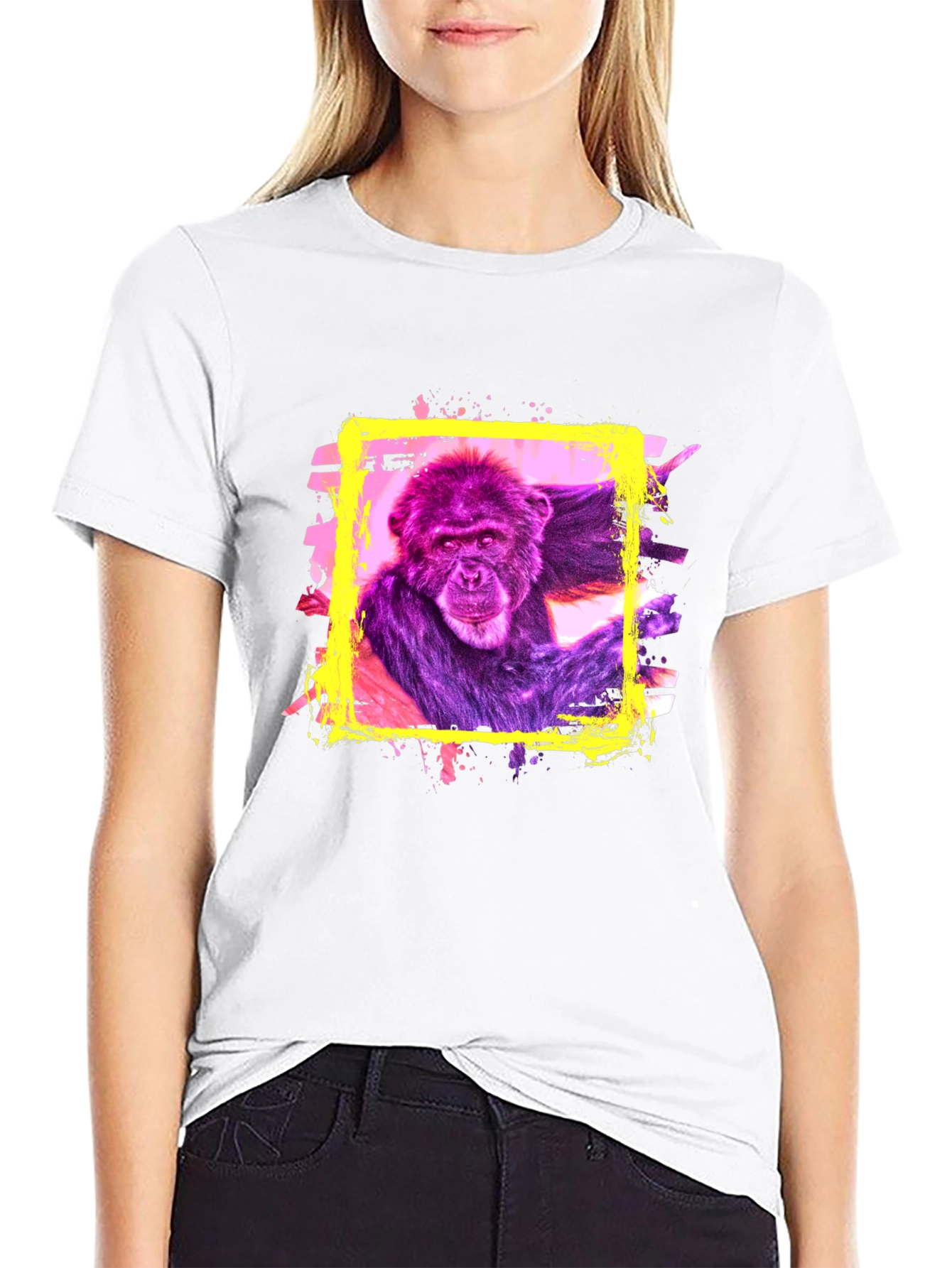 Ape Graphic T-Shirt: Vibrant Monkey Tee