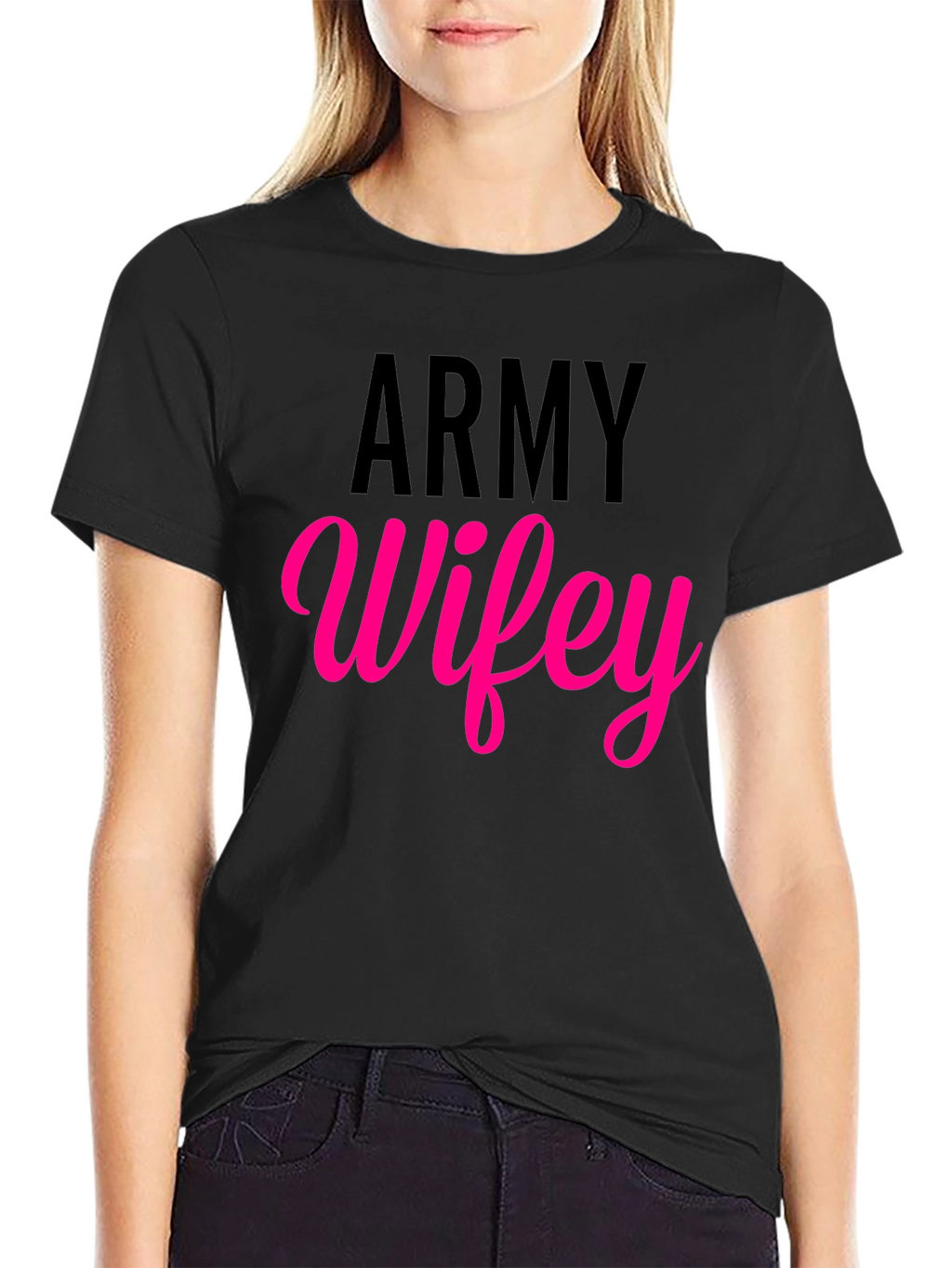 Army Wifey T-Shirt - Military Wife Pride Tee