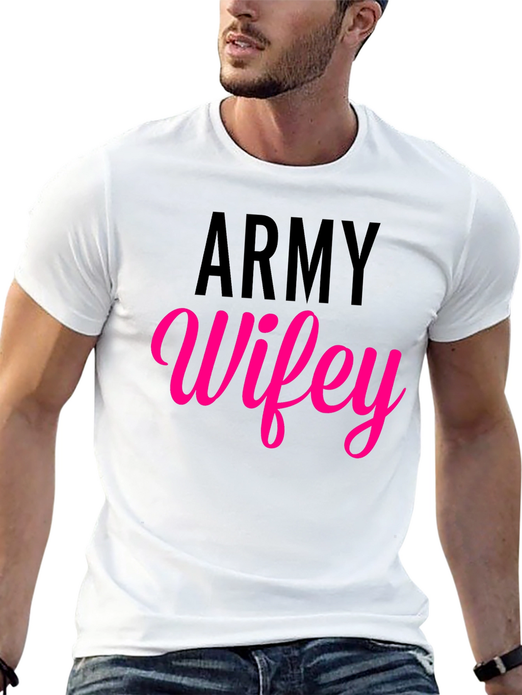 Army Wifey T-Shirt - Military Wife Pride Tee