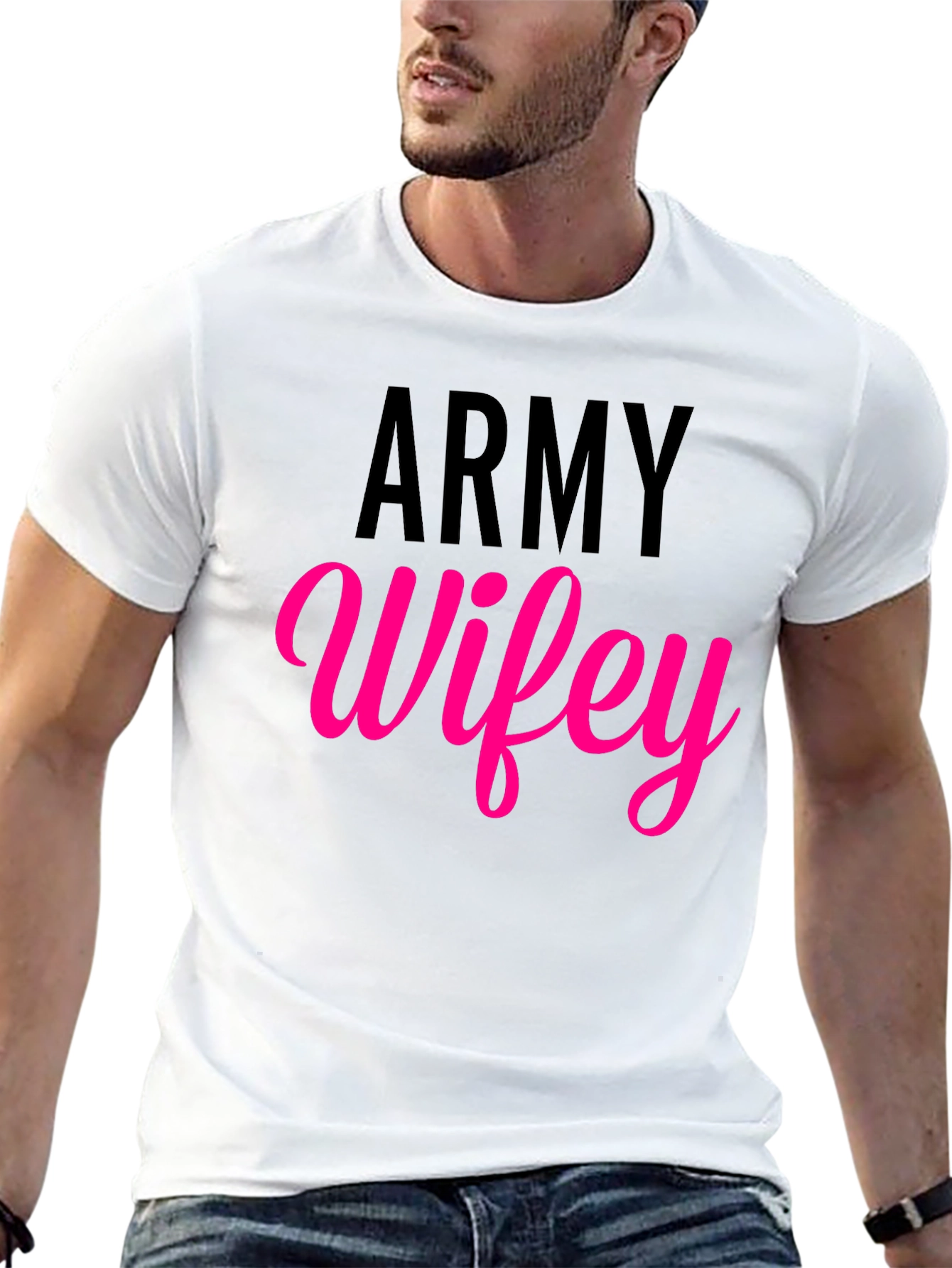 Army Wifey T-Shirt - Military Wife Pride Tee