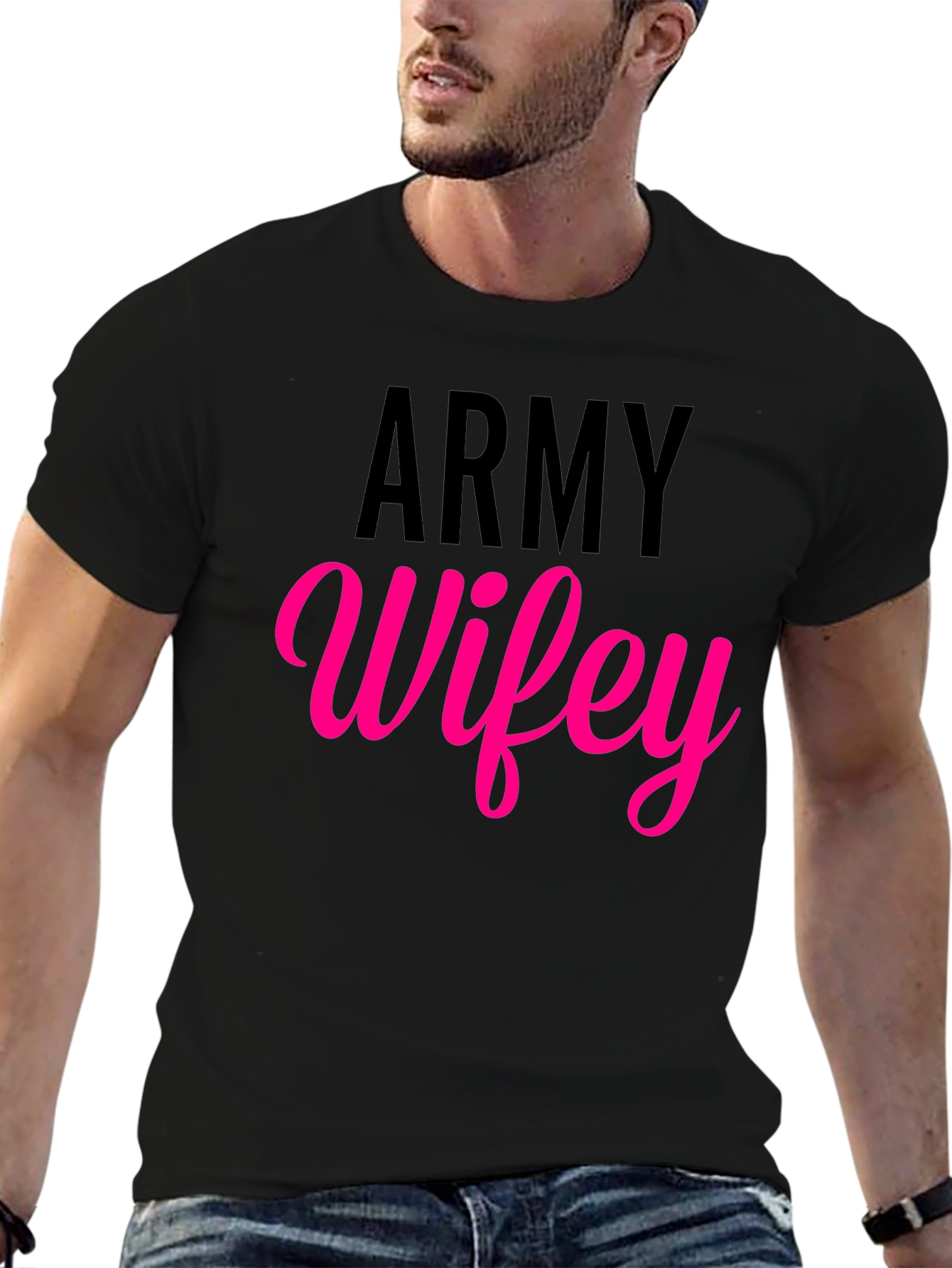 Army Wifey T-Shirt - Military Wife Pride Tee