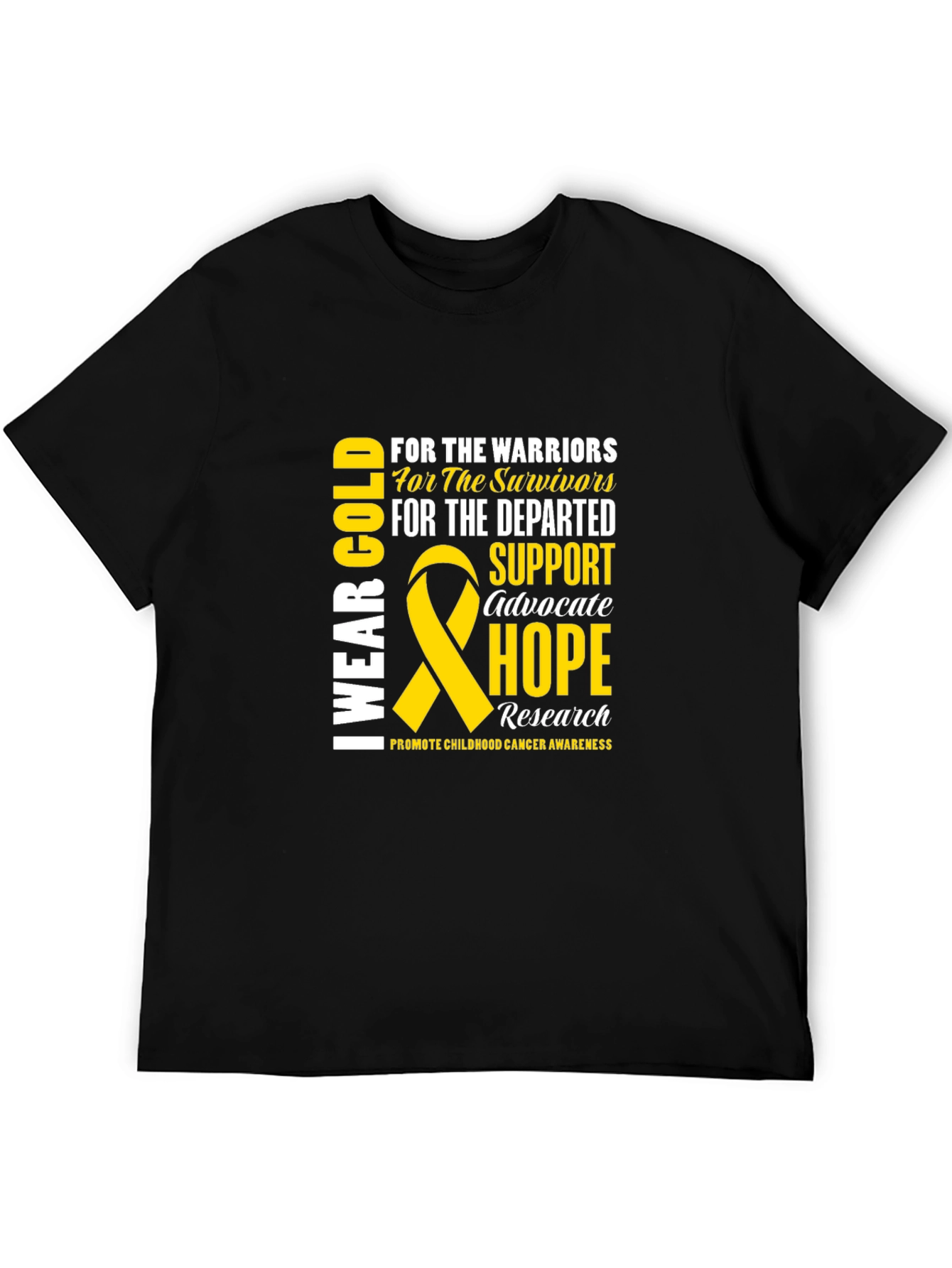 Childhood Cancer Awareness Tee - I Wear Gold