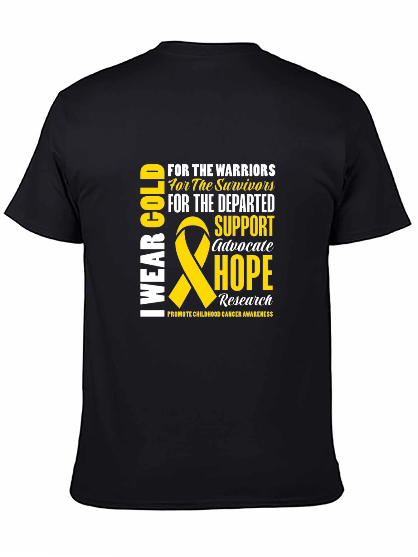 Childhood Cancer Awareness Tee - I Wear Gold