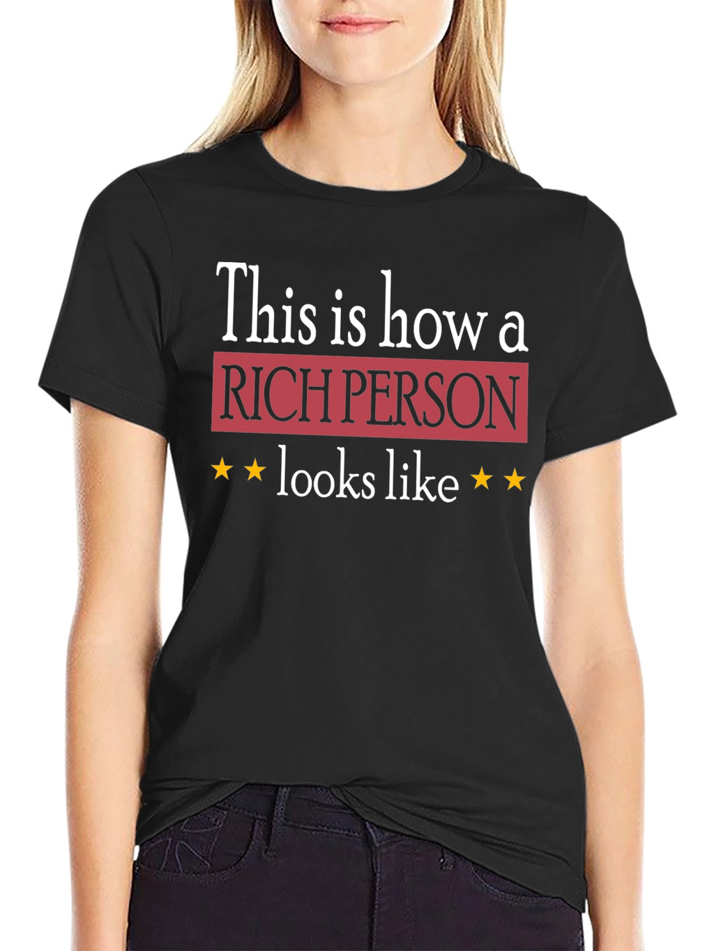 Rich Person Graphic Tee - Premium Quality