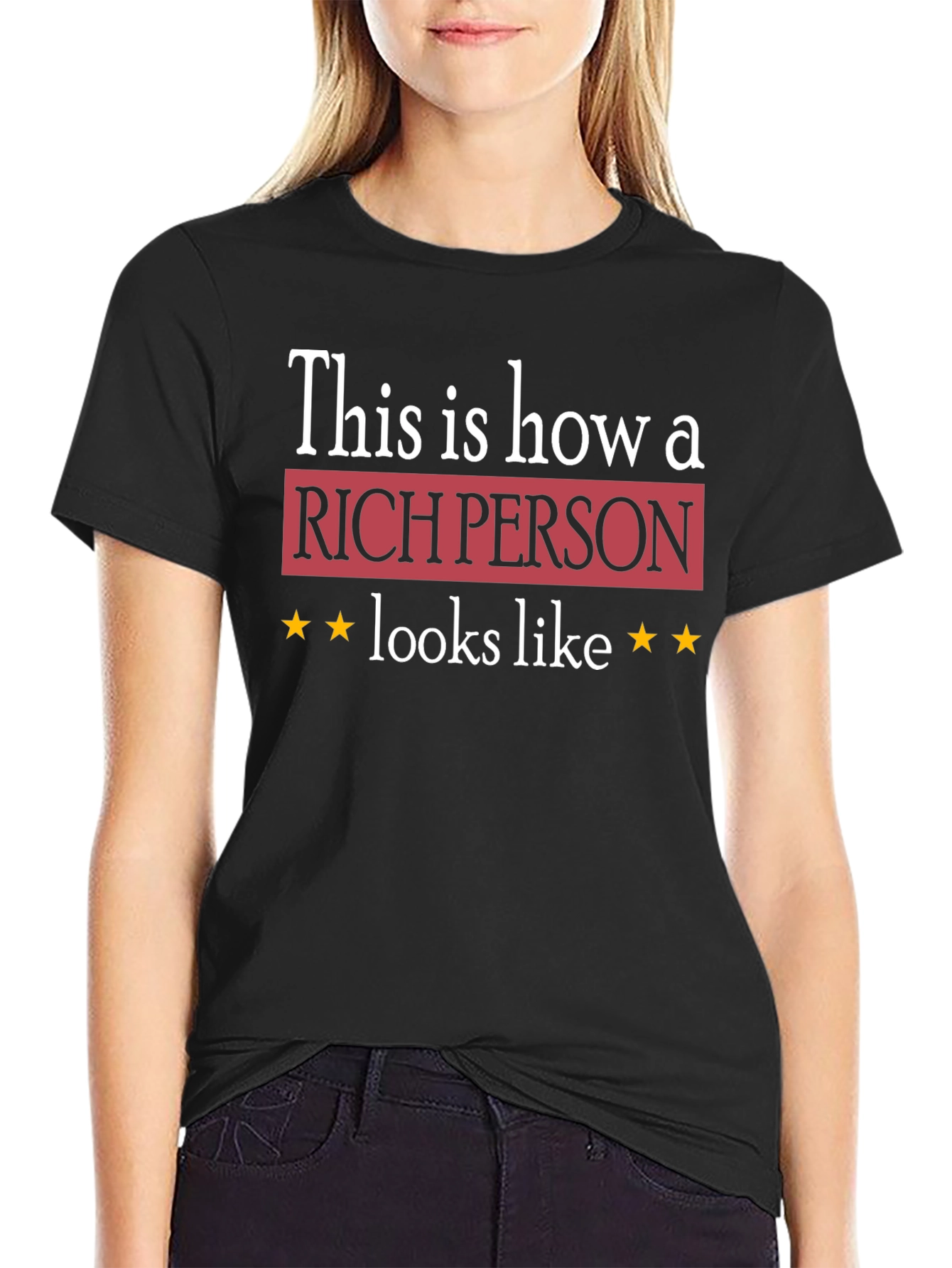 Rich Person Graphic Tee - Premium Quality