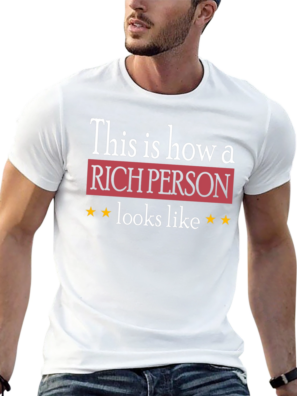 Rich Person Graphic Tee - Premium Quality