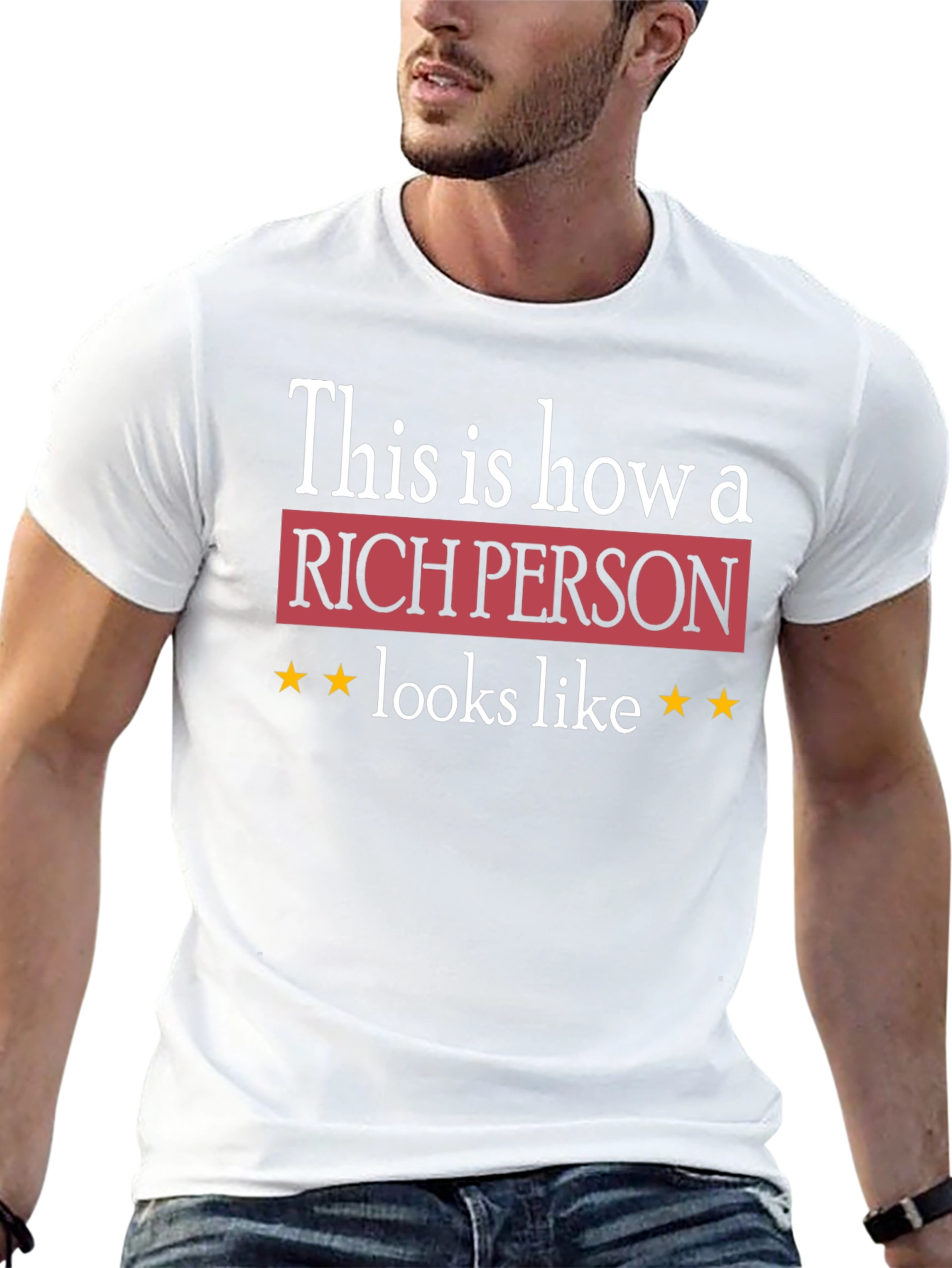 Rich Person Graphic Tee - Premium Quality