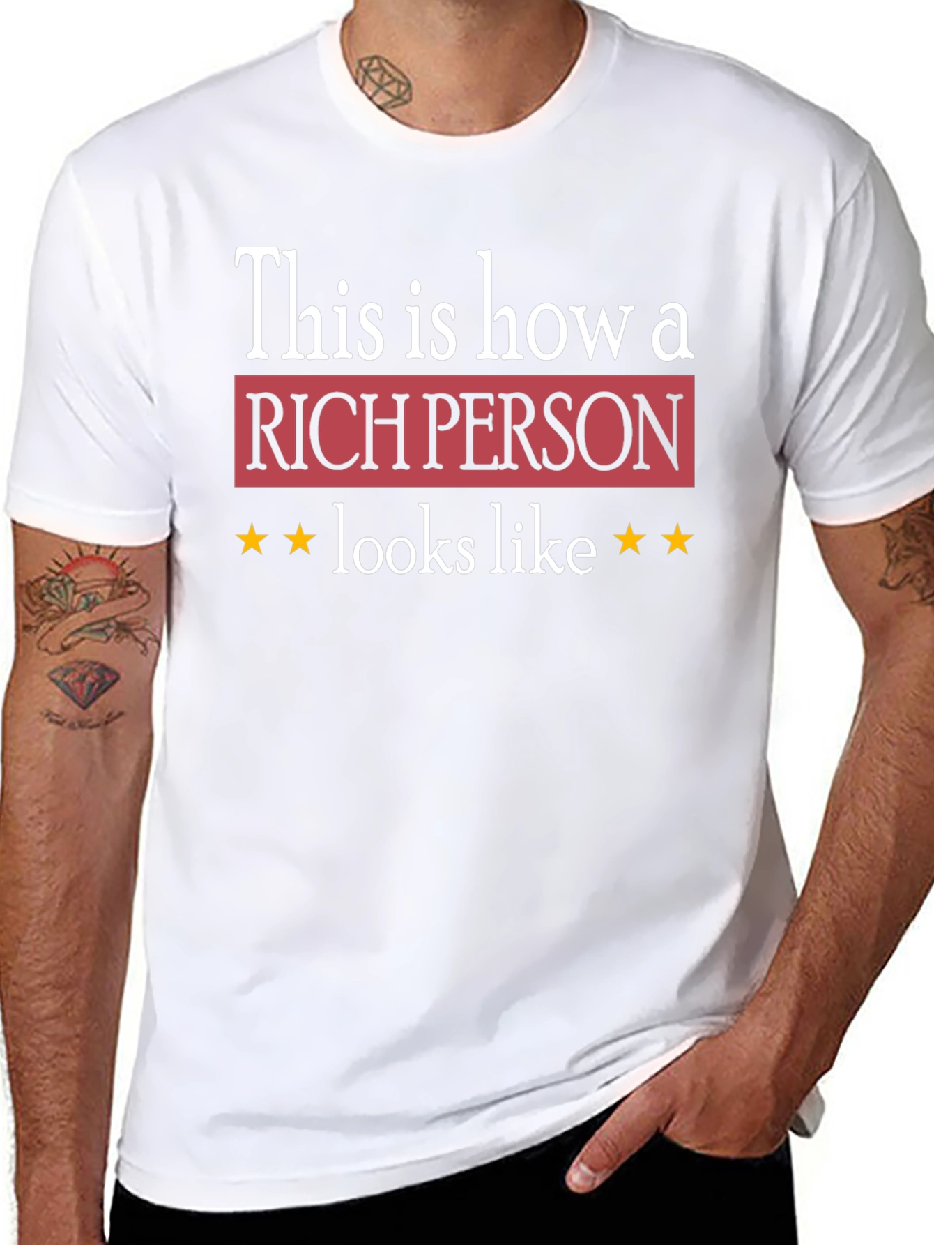 Rich Person Graphic Tee - Premium Quality