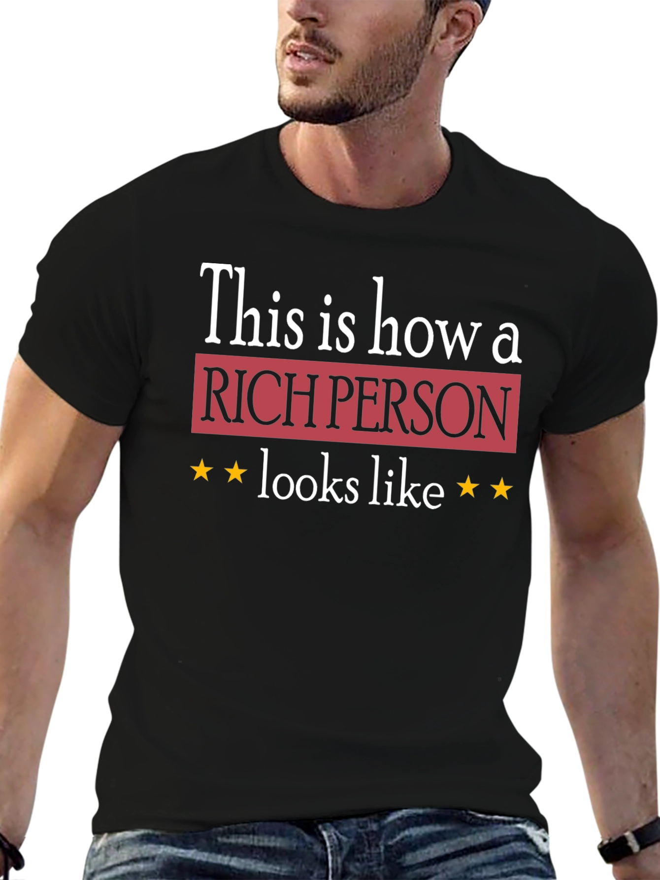 Rich Person Graphic Tee - Premium Quality