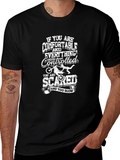 Comfort Zone Motorcycle Graphic Tee - Black