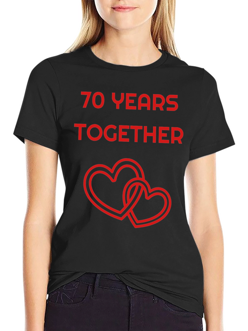 70 Years Together Anniversary T-Shirt